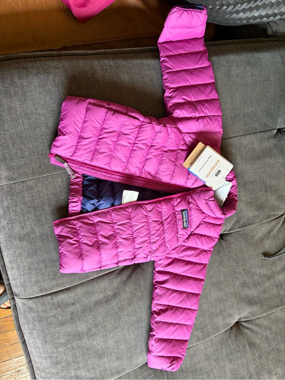 Patagonia Kids' Lightweight Puffer Jacket - Bright Pink